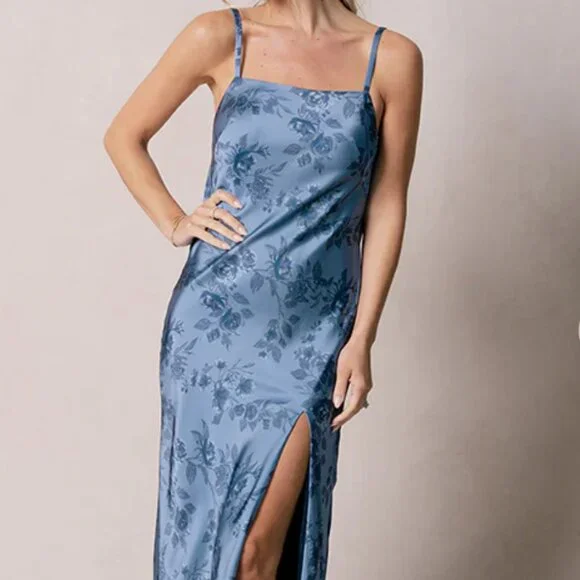 revelry steph satin dress Steph Satin Dress